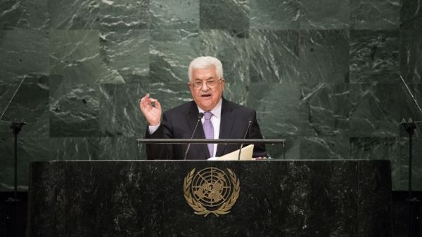 President of the State of Palenstine Mahmoud Abbas addresses the United Nations General Assembly at UN headquarters, September 22, 2016 in New York City. (AFP/Drew Angerer) President of the State of Palenstine Mahmoud Abbas addresses the United Nations General Assembly at UN headquarters, September 22, 2016 in New York City. (AFP/Drew Angerer)