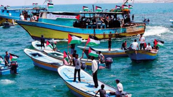Israel prevented an eighth attempt to break the blockade of the Gaza Strip. (AFP/ File)