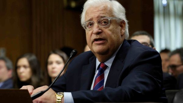 U.S. Ambassador to Israel David Friedman was slammed harshly from Palestinian Authority over his remarks about President Mahmoud Abbas and peace discussions with Israel. (AFP/ File Photo)