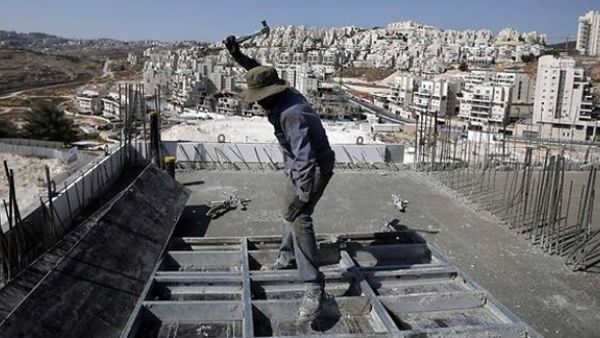 Construction in Har Homa neighborhood in East Jerusalem. (AFP)