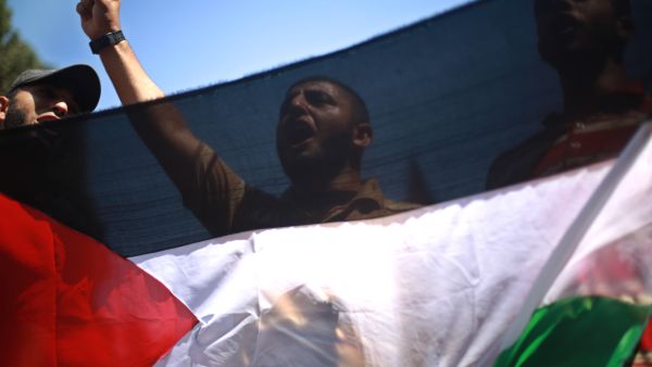 The two-day event, dubbed "Conference for Palestinians Abroad,” kicked off on Saturday and brought together 5,000 Palestinians from 50 countries across the globe. (AFP/File) 