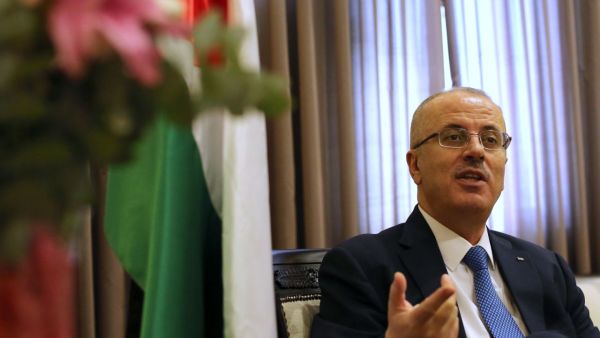 Hamdallah also said Britain should not be celebrating the declaration (AFP/File)