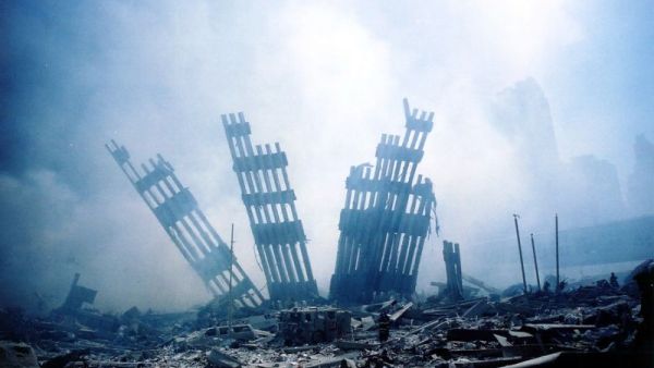 The rubble of the World Trade Center smouldering following the collapse of the towers (AFP/File Photo)