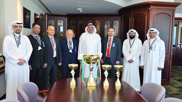 With participants from eight banks, the annual tournament was held under the patronage of the Board Chairman of the Kuwait Banking Club. With participants from eight banks, the annual tournament was held under the patronage of the Board Chairman of the Kuwait Banking Club.