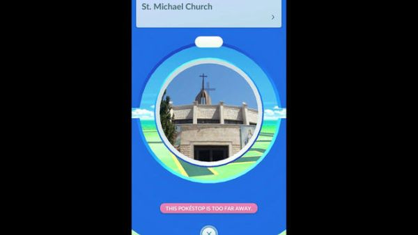 A PokéStop at a church in Beirut, Lebanon (Al Bawaba)