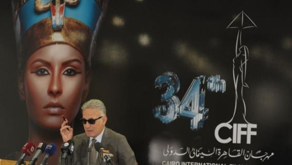 Ezzat Abou Ouf during the press conference yesterday. Courtesy of CIFF photos