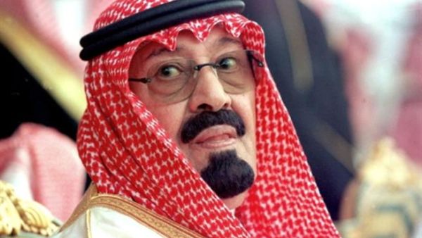 King Abdullah of Saudi Arabia, in 1998. Recently, the monarch's health has been in decline.