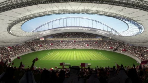 Qatar World Cup's Supreme Committee for Delivery and Legacy shows the Khalifa International Stadium in Doha after its renovation ahead of the 2022 World Cup (AFP/ Photo)