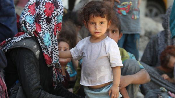 Refugees fleeing Mosul amid fight against Daesh. (AFP) 