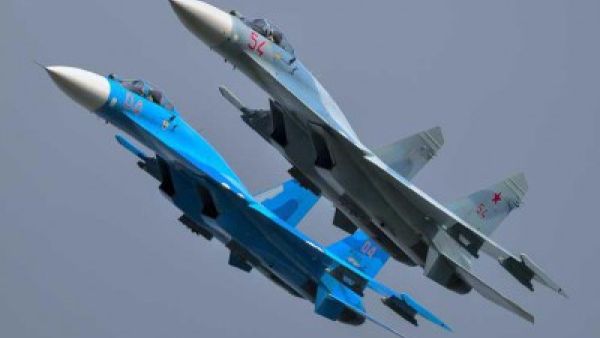 مقاتلتان روسيتان من طراز سوخوي-30 إس إم