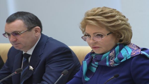 رئيسة مجلس الاتحاد الروسي فالنتينا ماتفيينكو