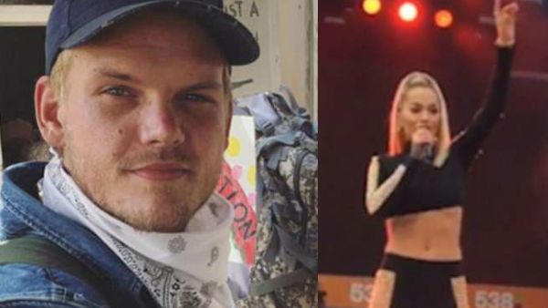 Tragic: The 27-year-old burst into tears as she held a minute silence for the producer, who was found dead aged 28 in Muscat last week, before performing the track they worked on together. Tough: Rita told the 40,000-strong crowd ahead of her performance: 'I'm going to say something which is really, really special because it's going to be hard for me to sing this next song' (Source: Avicii - Instagram)