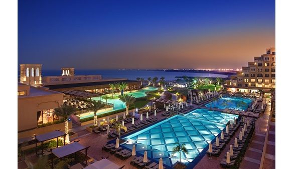 Rixos Bab Al Bahr, Pool View Night