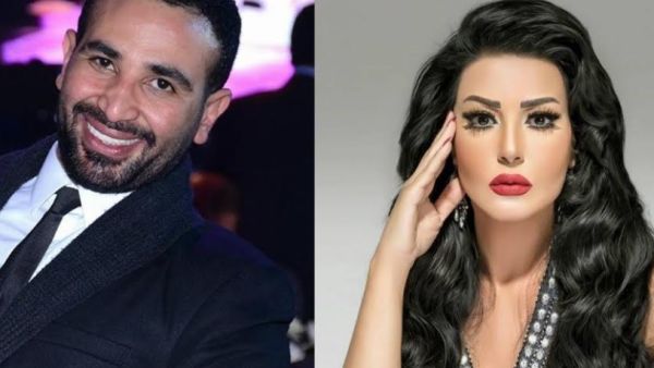 سمية خشاب وأحمد سعد