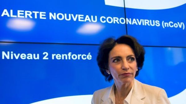 French Social Affairs and Health Minister Marisol Touraine visits the French Health Protection Agency (Institut de veille sanitaire, InVS) on May 12, 2013, in Saint-Maurice, outside Paris, after a man contracted a deadly new SARS-like virus after having come into contact with another man confirmed to have been infected. (Bertrand Langlois/AFP)