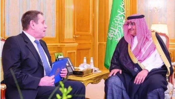 ولي العهد السعودي يستقبل السفير الروسي في قصر السلام بجدة