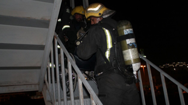 إخماد حريق اندلع في دار زائرين في المدينة المنورة