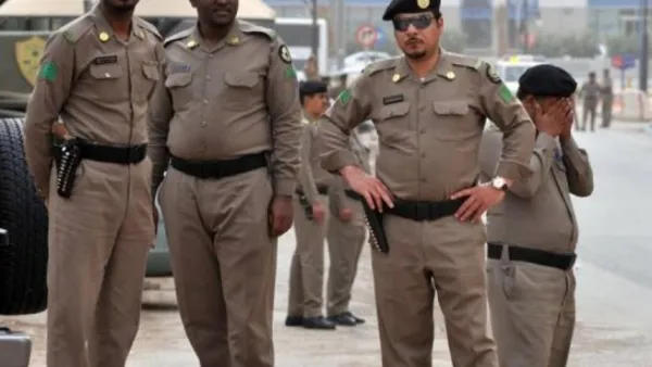 عناصر من الشرطة السعودية
