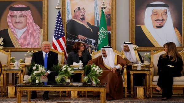 الرئيس الأمريكي دونالد ترامب والعاهل السعودي الملك سلمان بن عبد العزيز