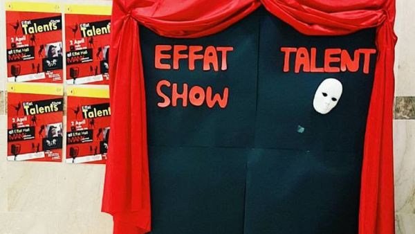 Saudi students made a university talent show, and some were outraged by the event (Facebook)