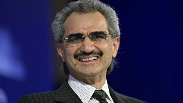 Al Waleed also holds majority shares in Twitter and Euro Disney. (AFP/File)