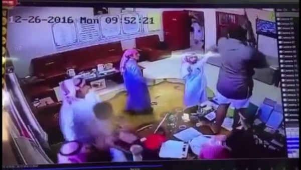 The video has been shared widely in Saudi Arabia (screenshot)