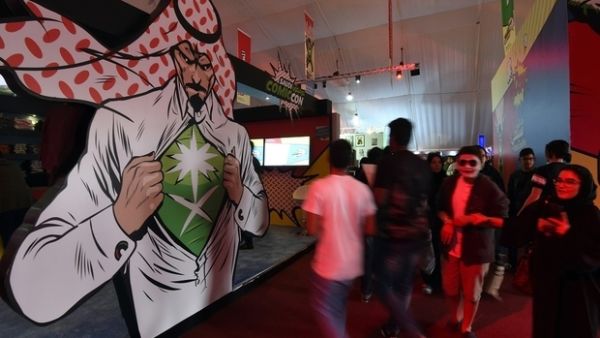 An image from the first Saudi Arabian Comic-Con, hosted in Jeddah this year. [AFP]
