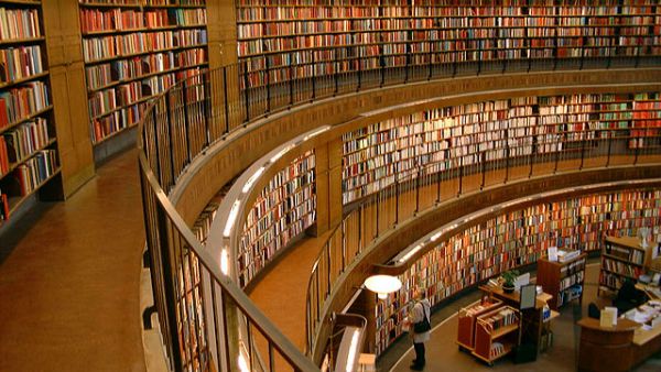 Stockholm Public Library - could Riyadh or Jeddah soon host a similar building? (Wikimedia Commons)