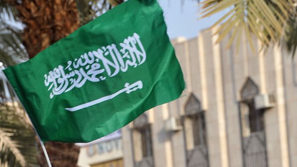 File photo of the Saudi flag. (FAYEZ NURELDINE/AFP)
