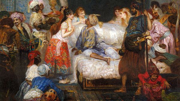 Scene from the Harem by Fernand Cormon, c. 1877 (Wikimedia Commons)