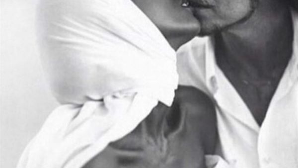 David Bowie and Iman. (Instagram / Iman)