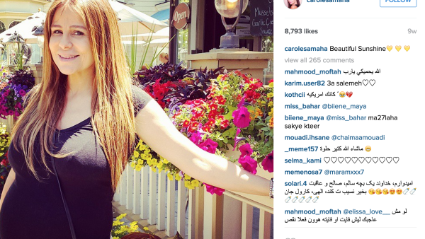 Carole is now the proud mama of baby Tala. (Instagram)