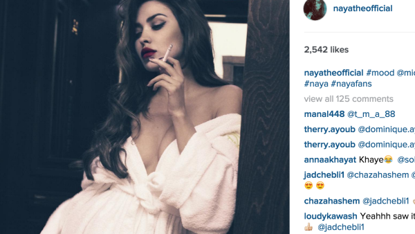 Naya is one of the most controversial celebs in the Arab world. (Instagram)