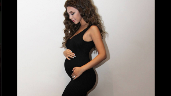 Lebanese singer Myriam Fares has given birth to her first child. (Facebook)