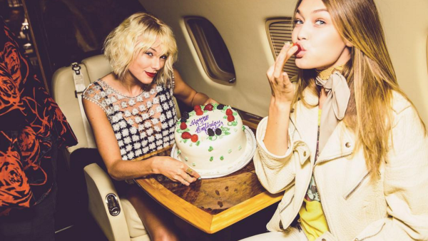 Taylor Swift, Calvin Harris and Gigi Hadid's boyfriend Zayn Malik shower her with gifts for her birthday. (Instagram)