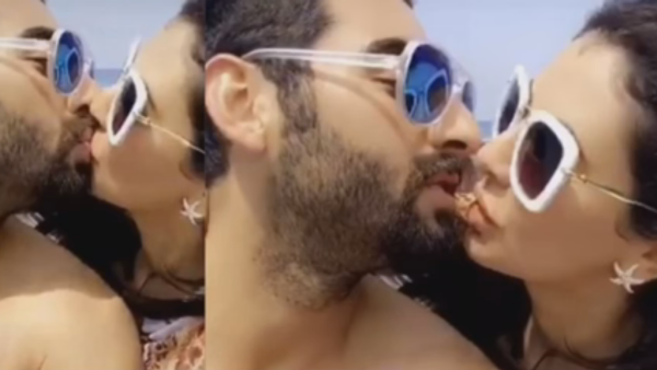 Mariam Hussain deleted a Snapchat video of her kissing her new fiancé on the lips. (YouTube)