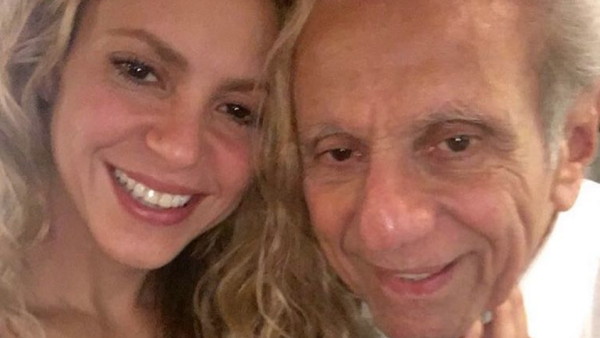 Shakira with her papa. (Instagram)