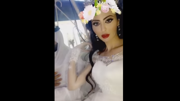 A Snapchat screenshot from Mariam's wedding. (YouTube)