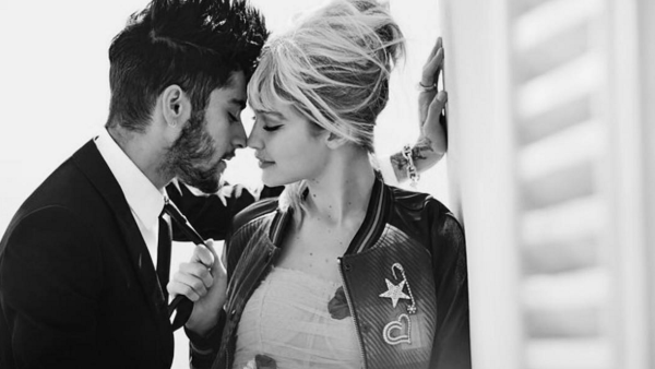 Gigi has admitted she won't ever get bored of seeing her boyfriend Zayn with his shirt off. (Instagram)