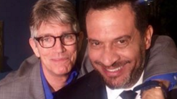 Maged posing with Eric Roberts. (Instagram)