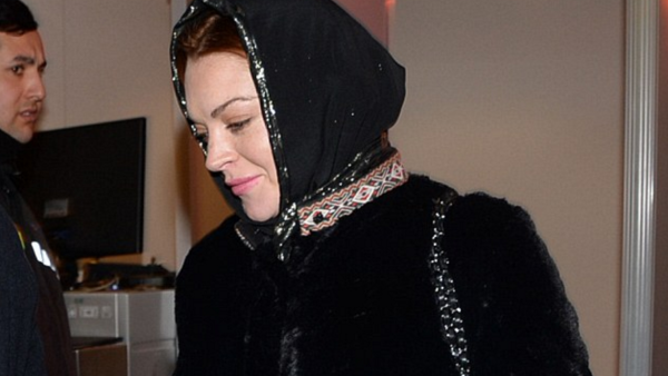 The actress, 30, sported a conservative headscarf in Turkey this week. (Shutterstock)