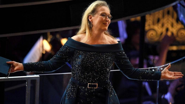 Meryl looked dazzling in Elie Saab. (Instagram)