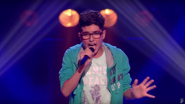 He did an emotional rendition of Rihanna's "Diamonds." (YouTube)