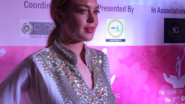 Lilo chose to wear a kaftan to the event. (Instagram)