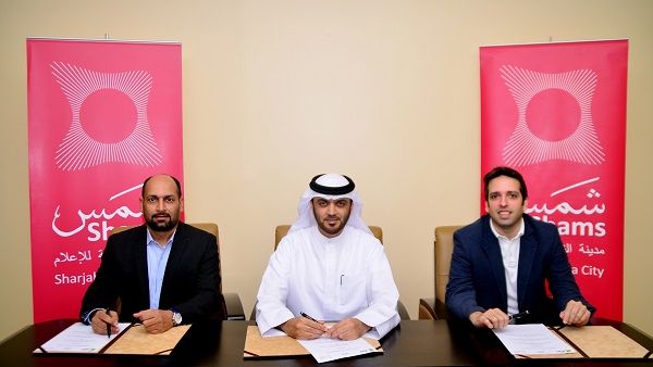 The agreement was signed by Khalid Al Midfa, Chairman of Sharjah Media City; Syed Ahmed, International Business Development Head of ZOO Digital; and Asad Khan, President and Founder of Olive Digital. The agreement was signed by Khalid Al Midfa, Chairman of Sharjah Media City; Syed Ahmed, International Business Development Head of ZOO Digital; and Asad Khan, President and Founder of Olive Digital.