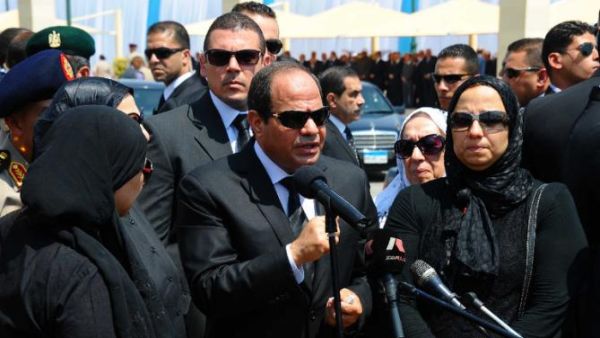 President Abdel Fattah El Sisi has launched a brutal crackdown on dissent (AFP)