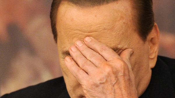  Italian Prime Minister Silvio Berlusconi gesturing during a press conference following a ministers’ council. An Italian court on June 30, 2013 sentenced Silvio Berlusconi to seven years in jail and also banned the former prime minister from holding public office. (Photo AFP) 