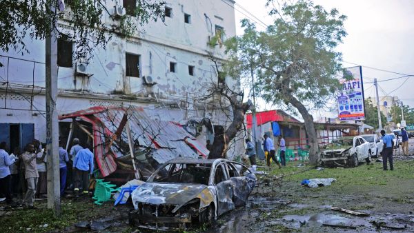 Victims were rushed to the Madina and Recep Tayyip Erdogan hospitals in Mogadishu. (AFP) 