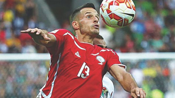 Jaka Ihbeisheh in action for Slovenian side Rudar Velenje. (Photo: @ihbeisheh)