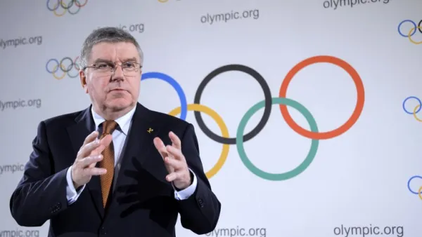 IOC President Thomas Bach made the decision to suspend India from hosting future Olympic qualifying events.